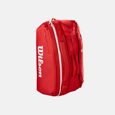 Wilson Super Tour 15 Pack Tennis Bag – Red