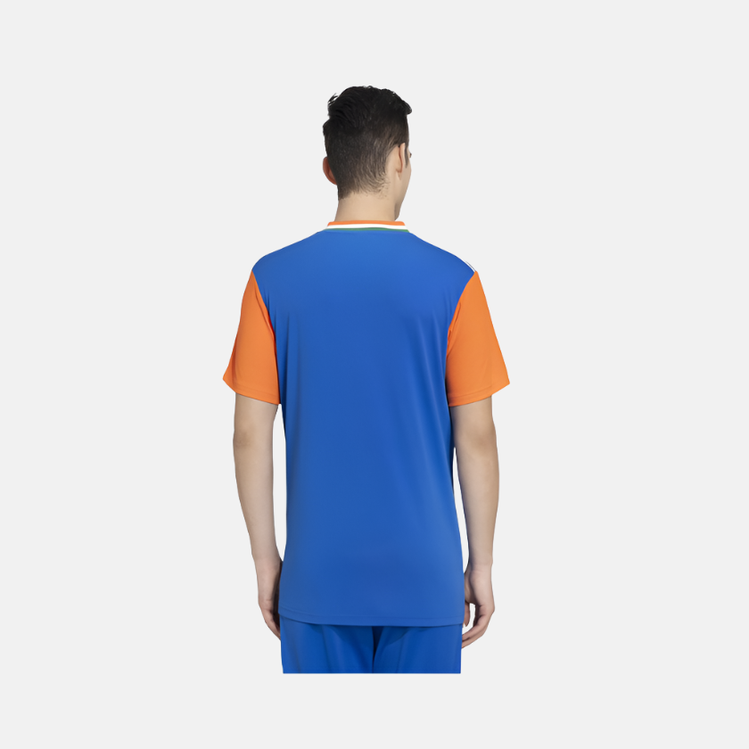 Adidas India Cricket T20 Fan Jersey 2024 -Blue/Orange