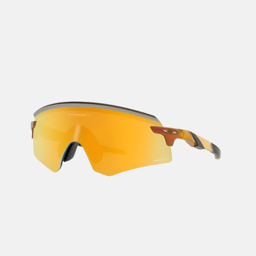 Oakley Encoder-Transparent Light Curry Prizm 24K Mirrored Sunglasses