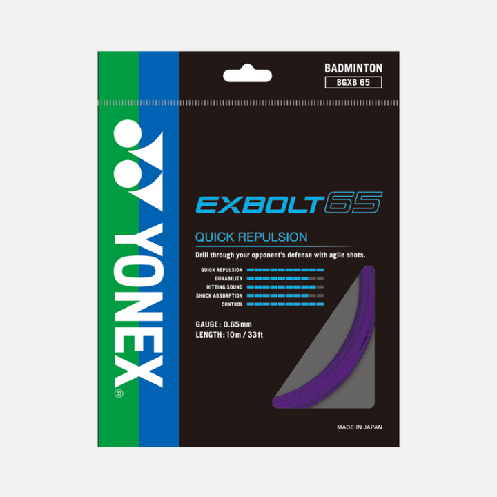 Yonex Ex Bolt 65 Badminton String – Gambol