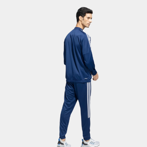 Adidas 3 Stripes Plain AEROREADY Mens Track Suit - Blue