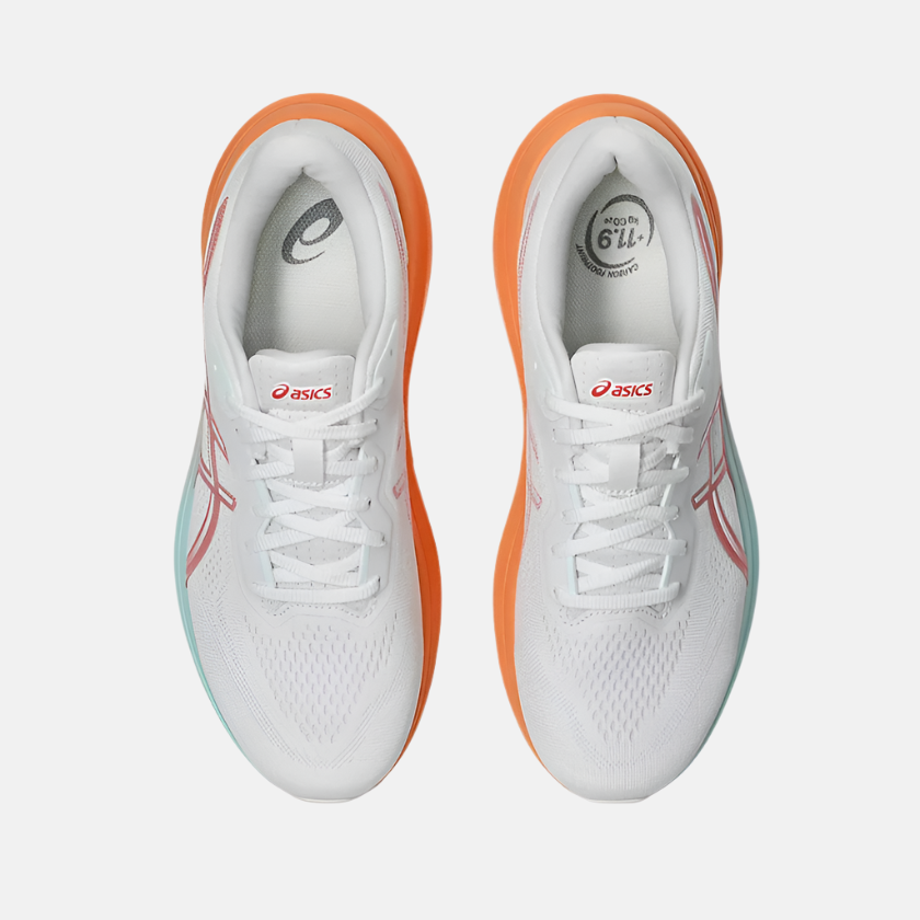 Asics GT-1000 13 Men's Running Shoes -White/Coral Reflective