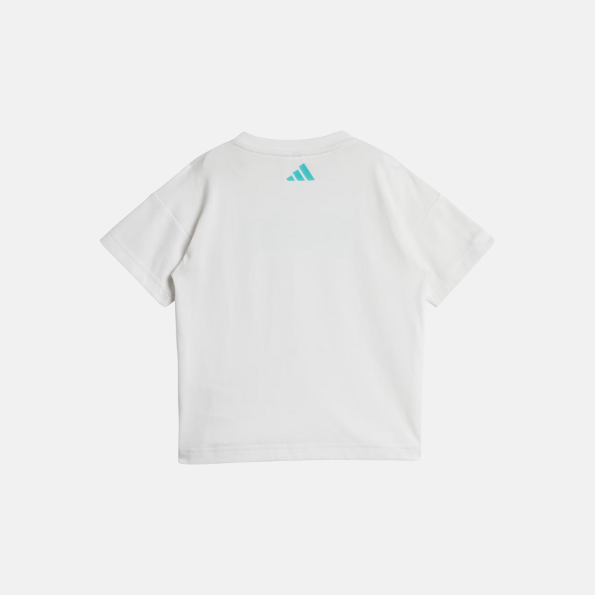 Adidas Mercedes-AMG Petronas F1 DNA Baby Jogger Set - White / Semi Mint Rush