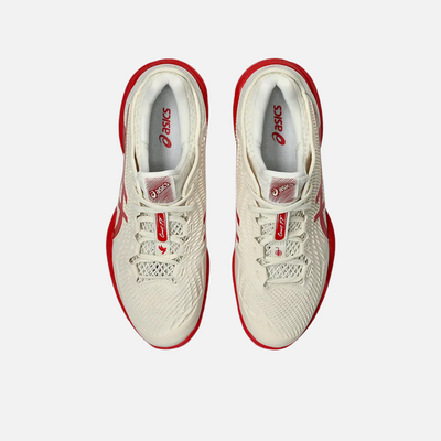 COURT FF 3 NOVAK tennis shoes - Cream/red