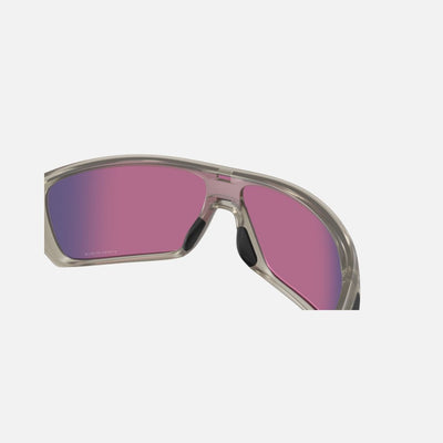 Oakley Sunglass Turbine Rotor prizm road Lenses with matte transparent grey ink Frame