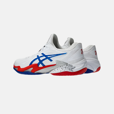 Asics Court FF 3 Novak Paris Men's Tennis Shoes -White/Asics Blue