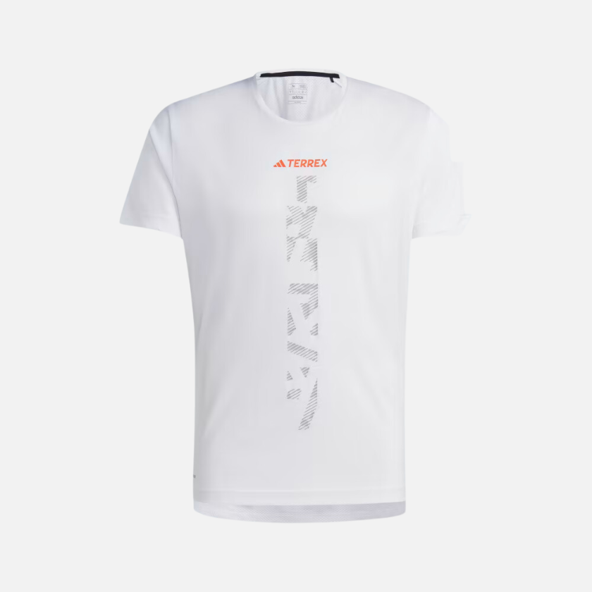 Adidas Terrex Agravic Trail Men's Running T-shirt -White