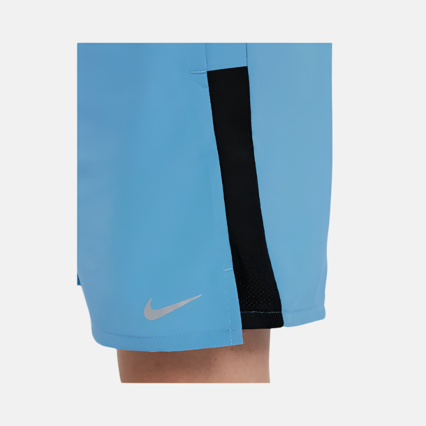 Nike Dri-FIT Challenger Big Kids Boys Training Shorts -Blue Beyond/Black
