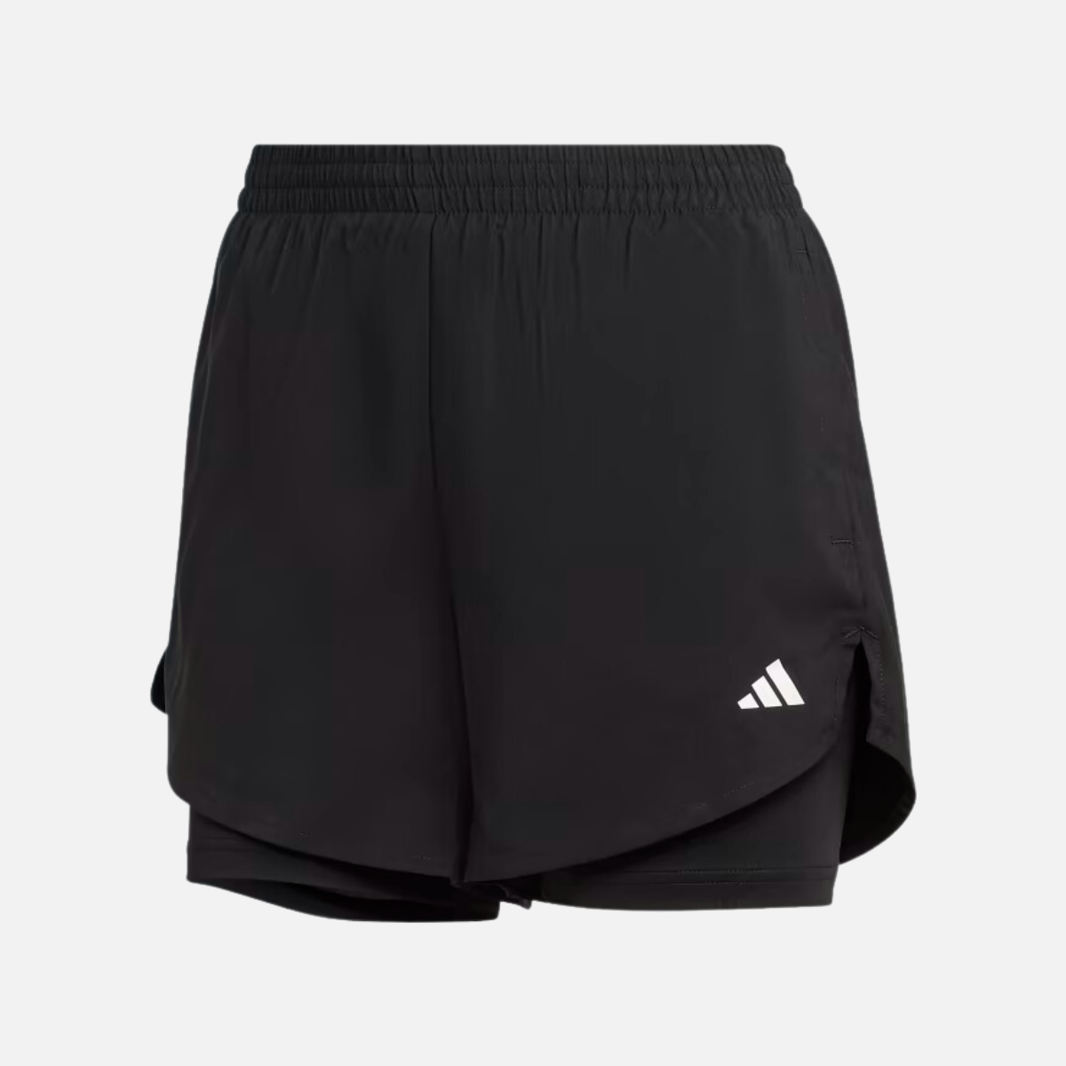Adidas Aeroready Made For Women's Training Two-in-one Short -Black/White