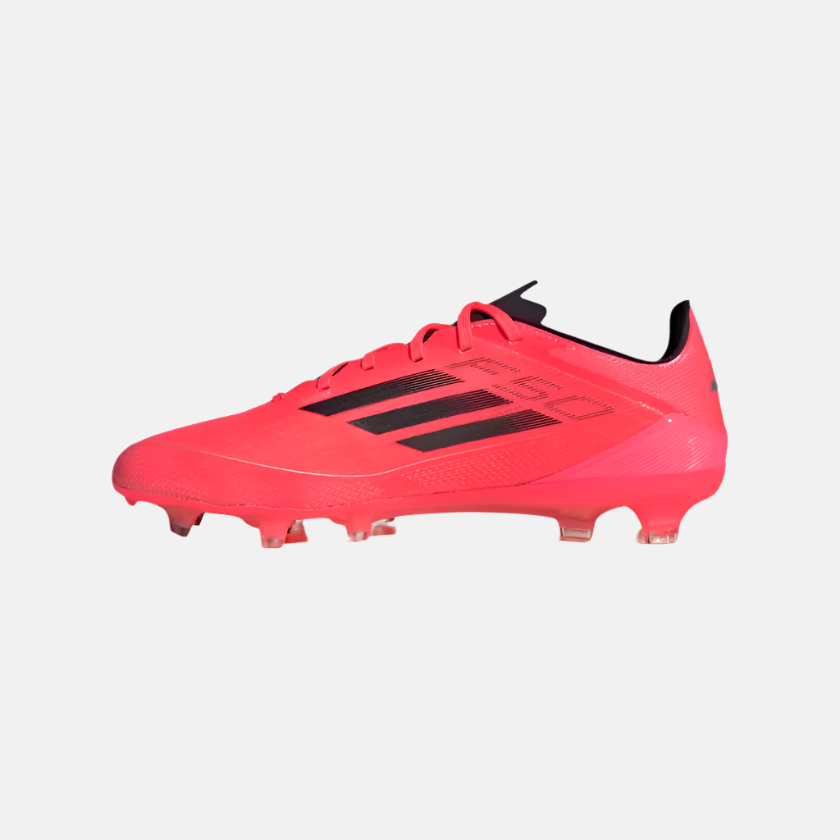 Adidas F50 Pro Firm Unisex Football Shoes -Turbo/Aurora Black/Platinum Metallic