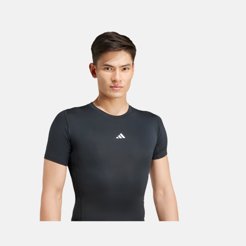 Adidas TECHFIT Compression Men's Training T-shirt - Black