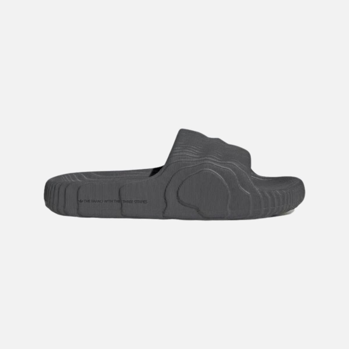 Mens grey adidas sliders hotsell