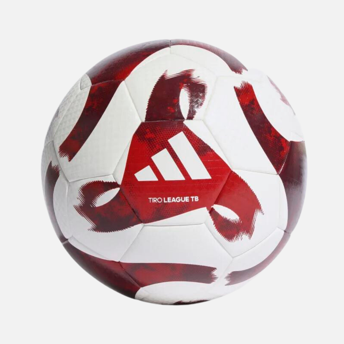 Adidas Tiro League Thermally Bonded FootBall -White/Team Colleg Burgundy/Team Collegiate Red
