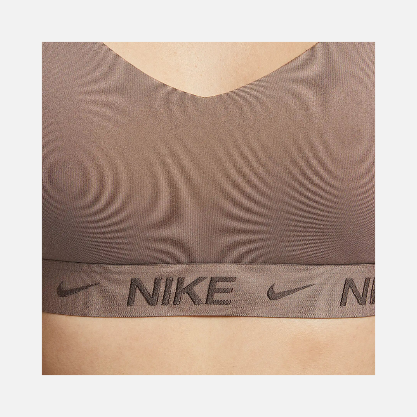 Nike Indy Light-Support Padded Adjustable Women's Sports Bra -Mink Brown/Ironstone