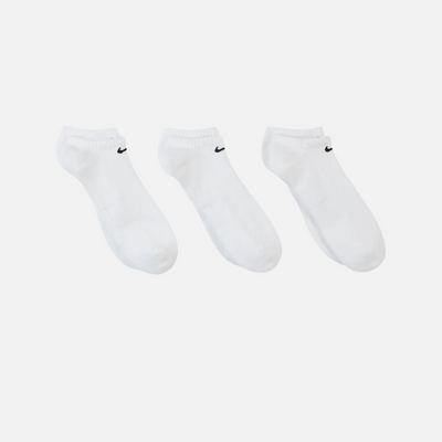 Nike Everyday Cushioned Training No-Show Socks -White/Black