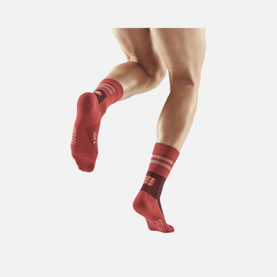 Cep Training Mid Cut Compression Socks, Men - RED