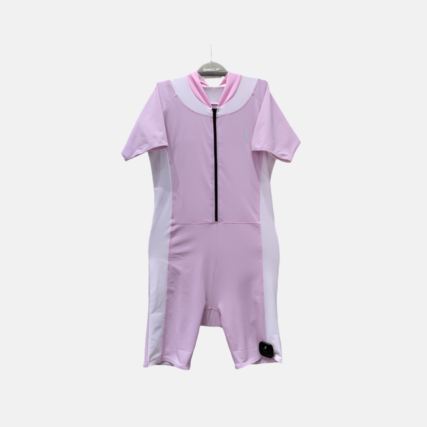 Dive Women's Swimming Costume -Pink/Light Pink