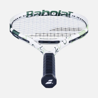 BABOLAT EVOKE TEAM WIM TENNIS RACQUET WHITE/GERRN - STRUNG