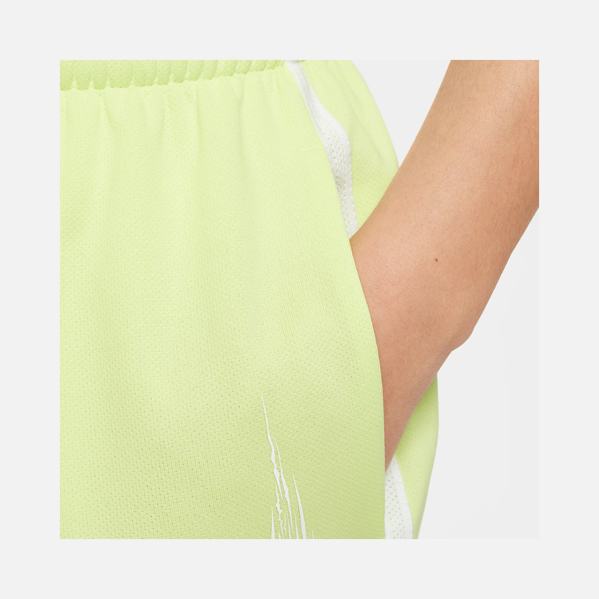 Nike Multi Older Kid's Boy Dri-FIT Shorts -Light Lemon Twist/White/White