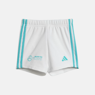 Adidas Mercedes-AMG Petronas F1 DNA Baby Jogger Set - White / Semi Mint Rush