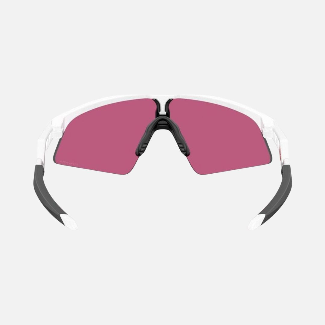 Oakley Youth Resistor Sweep Sunglasses Polished White/Prizm Field Lenses