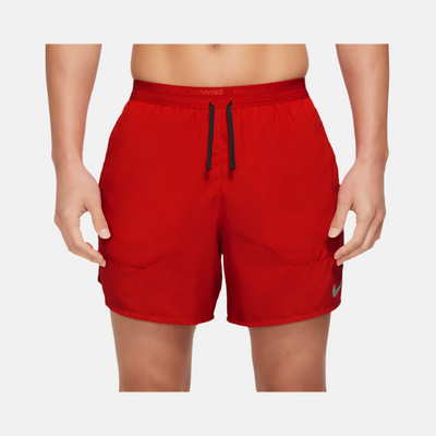 Nike Dri-FIT Stride 13cm (approx.) Brief-Lined Men's Running Shorts -Red