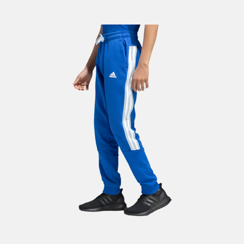 Adidas Logo 3Stripes Fleece Kids Boy Pant (7-16 Years)-Royal Blue