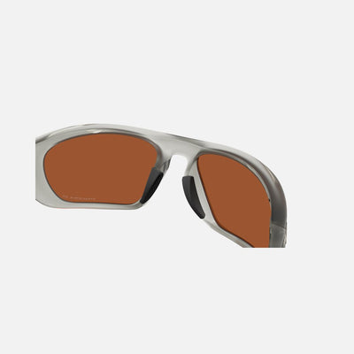 Oakley Lateralis Polarized Sunglasses - Matte Grey Ink/Prizm Shallow Water