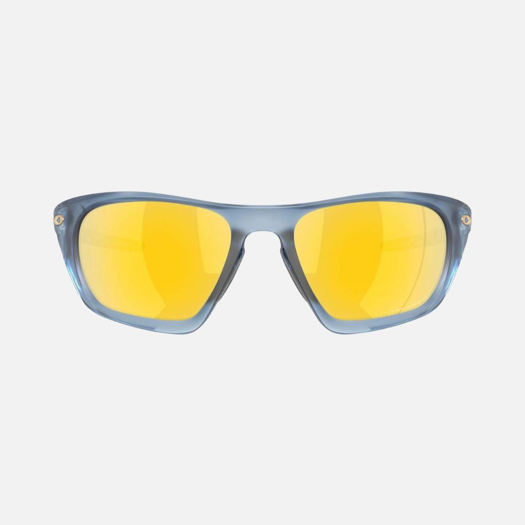 Oakley Lateralis Sunglasses Matte Transparent Abyss/Prizm 24k Polarised Lenses
