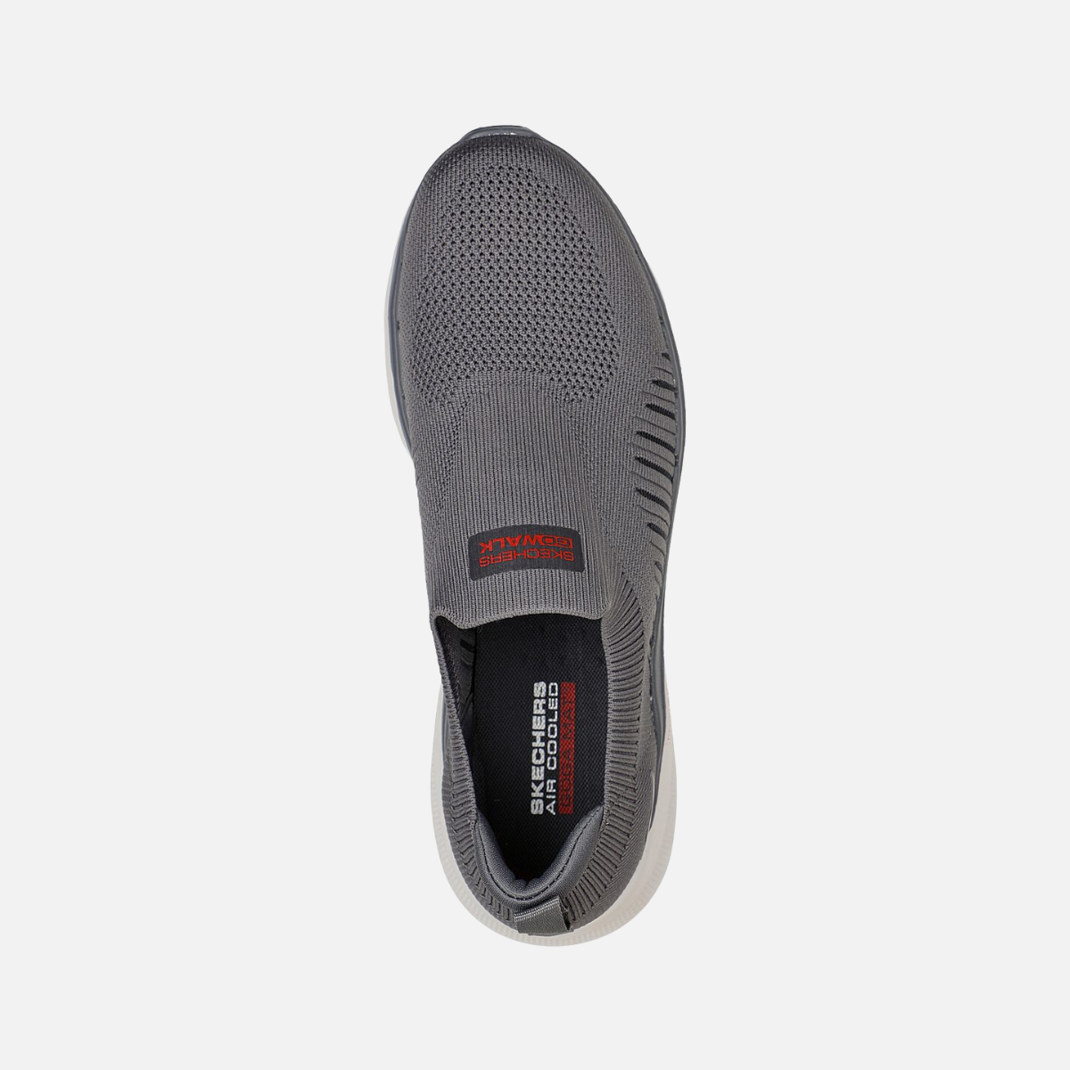 Skechers GO WALK 6 Men's Walking Shoes -Grey/Red