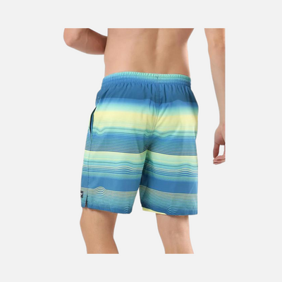 Speedo Essential Placement AOP 18" Men's Swim Shorts -Marine Blue/Pulcino/Peacoat
