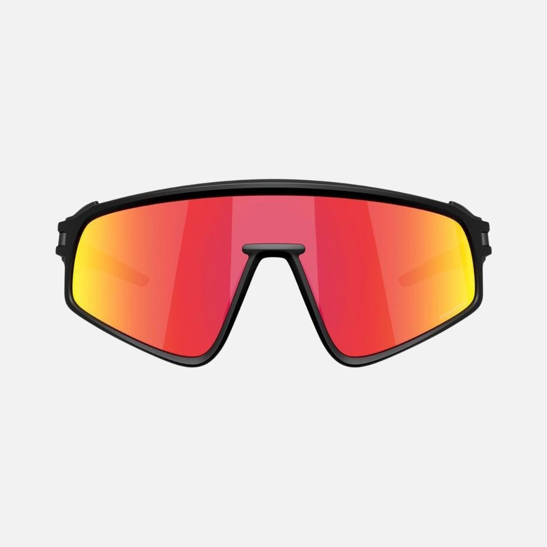 Oakley Latch Panel Sunglasses Matte Black/Prizm Ruby Lenses