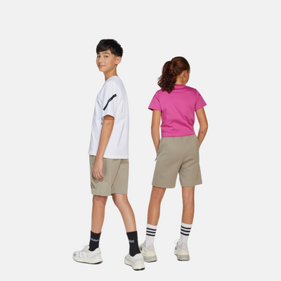 Adidas Z.N.E. Shorts Kids – Putty Beige / Simple Brown