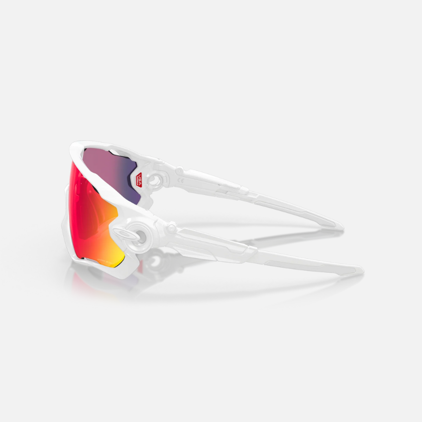 Oakley Jawbreaker Prizm Road Lenses, Polished White Frame Sunglasses