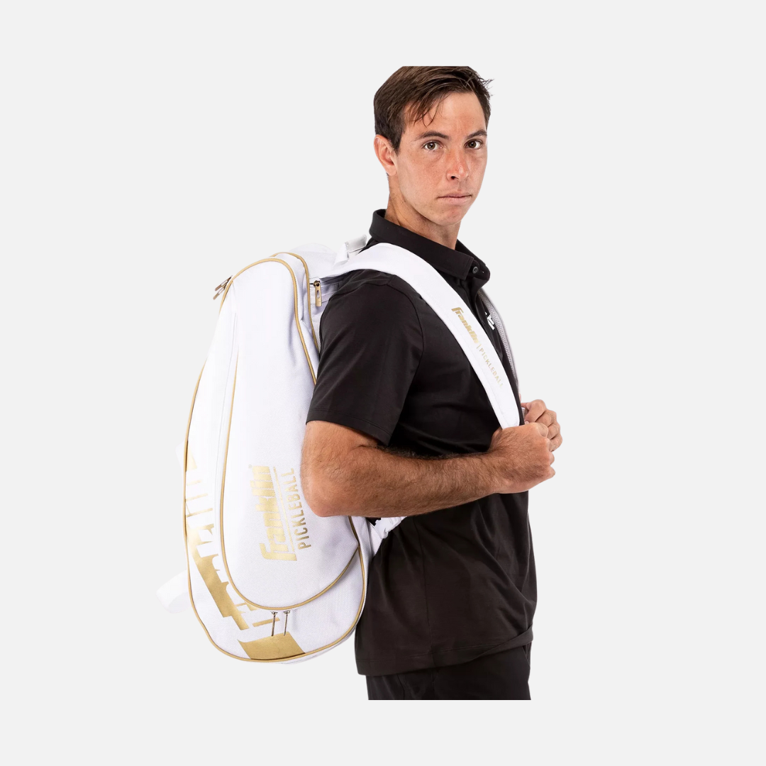 Franklin Pro Series Pickleball Paddle Bag - White/Gold