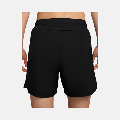 Nike Challenger Swoosh Dri-FIT Men's 12.5cm Running Shorts -Black/Black/Black/White