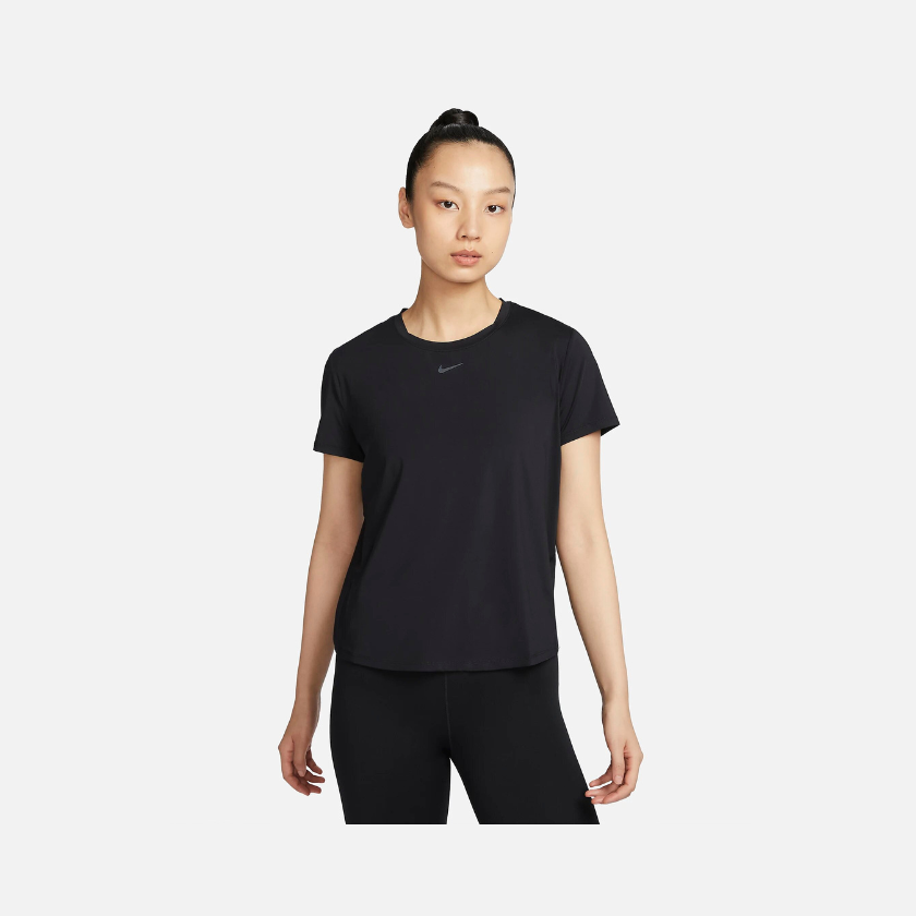 Nike One Classic Women's Dri-FIT Short-Sleeve Top -Black/Black