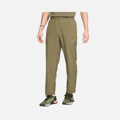 Nike Form Men's Dri-FIT Open-Hem Versatile Trousers -Medium Olive/Black