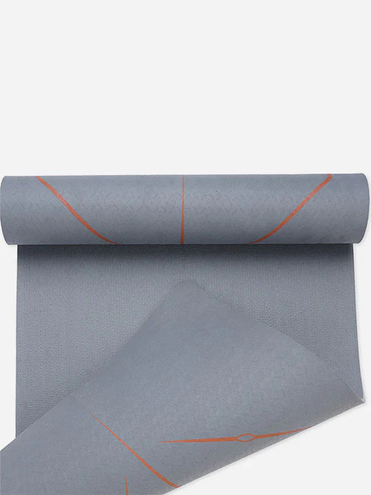 Core Yoga Mat-Black/gold-Grey/brick-Brick-Grey