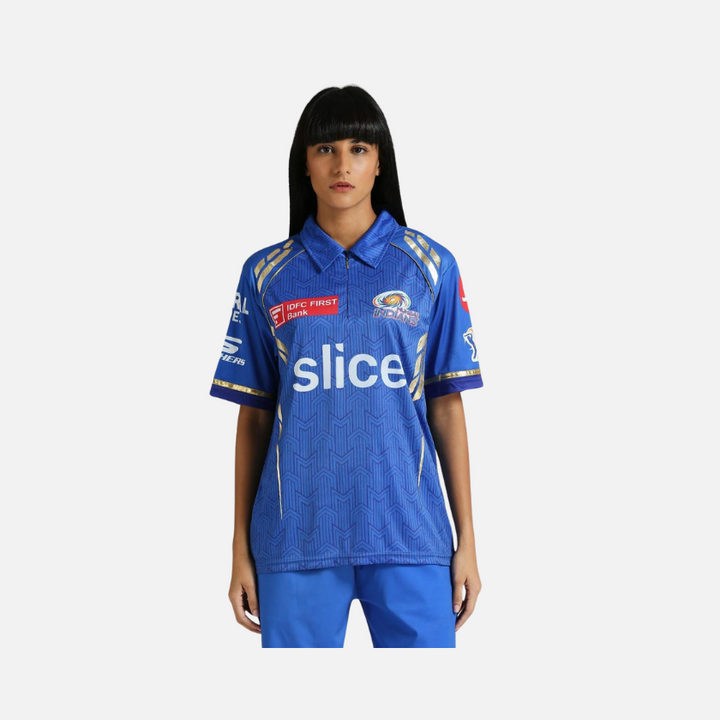 Mumbai Indians Match Plain Jersey 2024 -Blue – Gambol