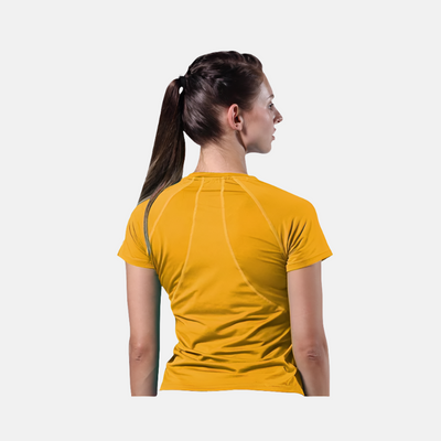 Dive Flex Women's Training T-shirt -Mustard