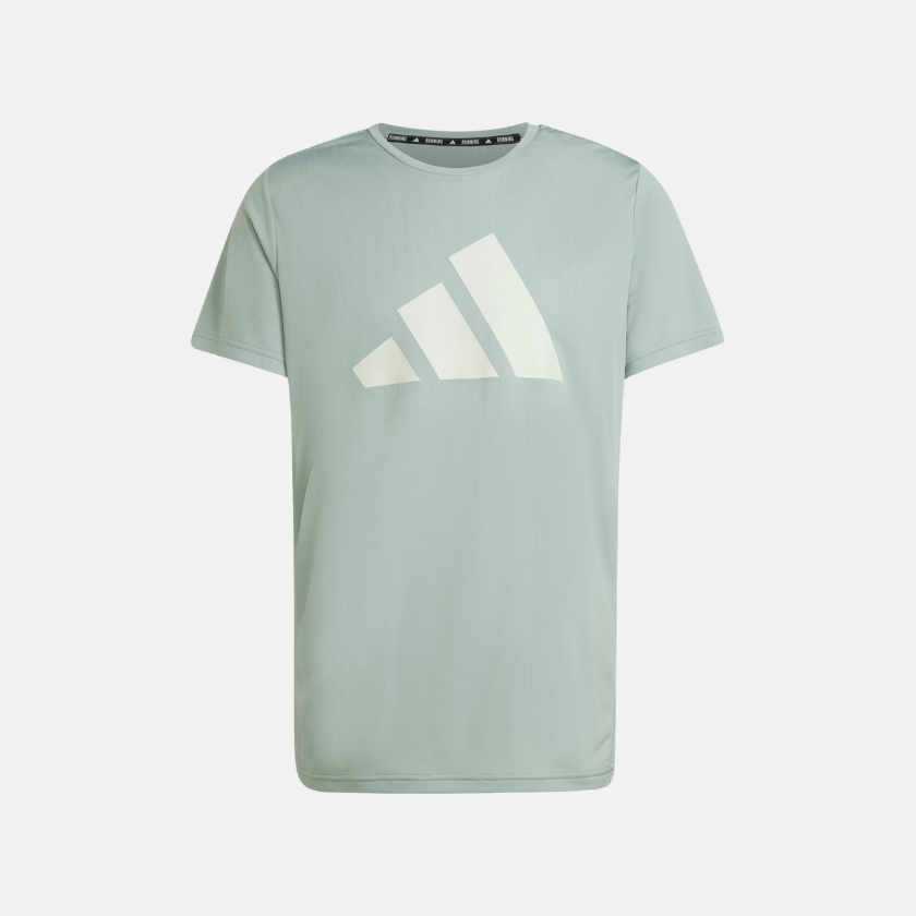 Adidas Run It Tee – Silver Green