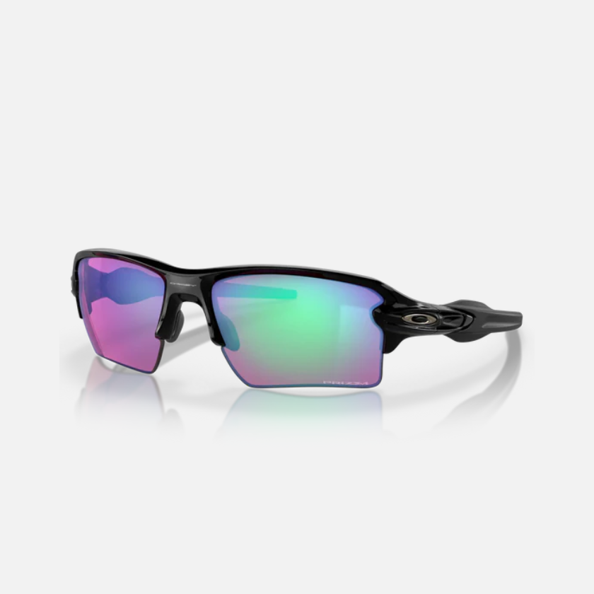 Oakley Flak 2.0 XL Prizm Golf Lenses Polished Black Frame Sunglasses