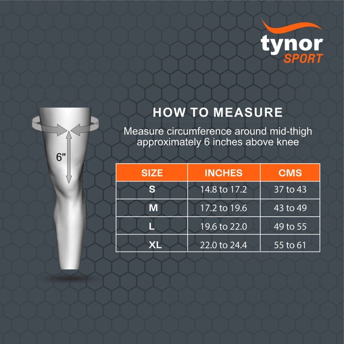 Tynor High Performance Knee Cap Air Pro Open Patella -Green/Black