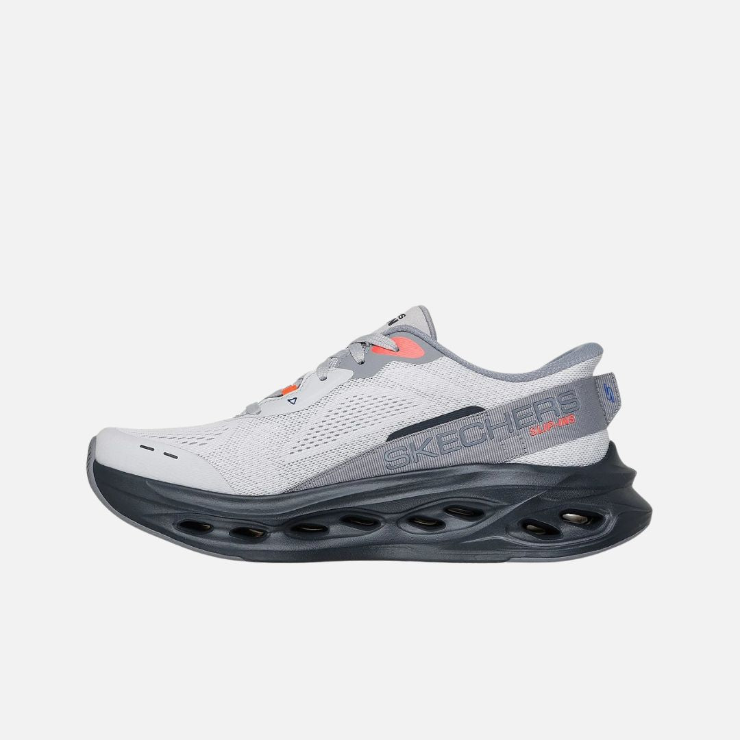 SKECHERS MAX CUSHIONING GLIDE-STEP RUNNING SHOES - GYBK MEN'S