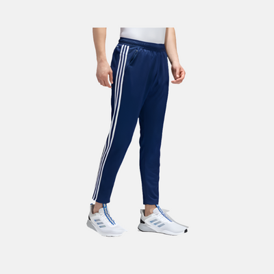 Adidas Training Essentials Base 3 Stripes Men's Training Pants -Dark Blue/White