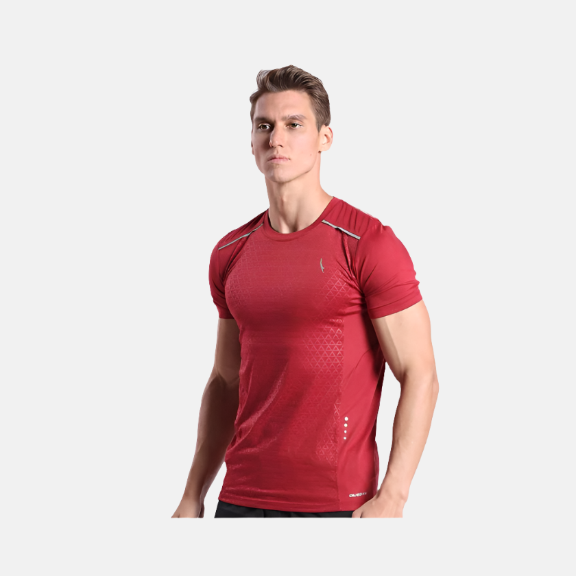 Dive Hyper Men's Running T-shirt -Maroon