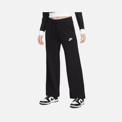 Nike Sportswear Club Fleece Women's Mid-Rise Wide-Leg Tracksuit Bottoms