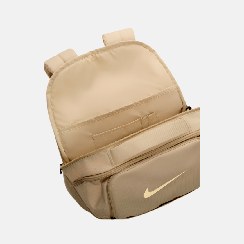 Nike Brasilia 9.5 Training Backpack Medium 24L -Sesame/Black/Pale Ivory