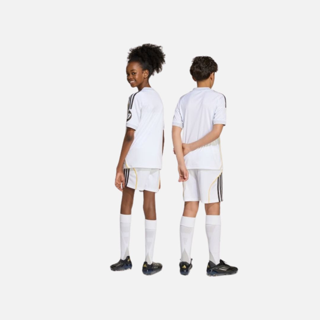 Adidas Real Madrid 25/26 Home Shorts Kids white